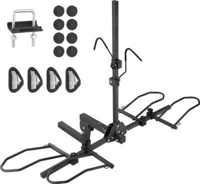 Produktbild von VEVOR Fahrradträger zur Anhängerkupplung, 2-Fahrrad-Plattform-Stil, 73 kg Kapazität, Fahrradträger-Kupplung für 50,8 mm Empfänger, Zusammenklappbarer Fahrradträger für Auto, SUV, Lkw usw.