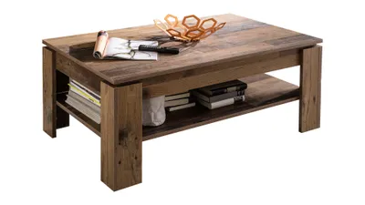 Image de Irina Table basse, look vieux bois.