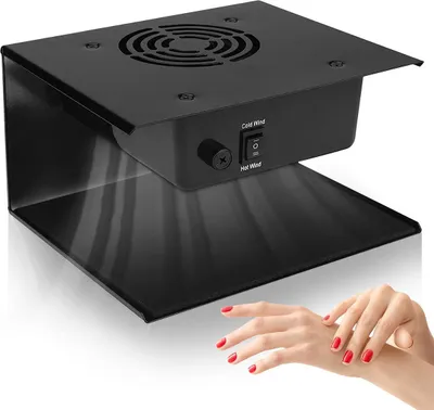 Produktbild von Nageltrocknerlüfter, geeignet für normalen Nagellack, 110V 300W Nageltrocknerlüfter, kann sowohl für warme als auch für kalte Luft verwendet werden.