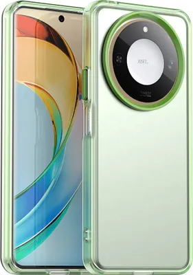 Produktbild von Handyhülle für Honor X60 Schlank Durchscheinend Matt Stoßfest Schutzhülle Grün