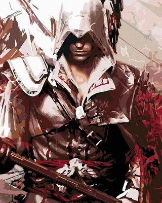 Obrázek produktu pro Zuty - Diamantové malování - ASSASSIN 02, 40x50 cm, vypnuté plátno na rám
