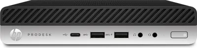 Produktbild von HP ProDesk 600 G3 mini - Intel Core i5-6500t, 4x3.1GHz, 256GB SSD, 8GB RAM, Intel HD Graphics 530, Windows 11 Pro