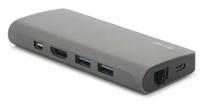 Immagine prodotto di LMP USB-C Travel Dock - Docking station - USB-C 3.1 / Thunderbolt 3 - VGA, HDMI, Mini DP - GigE