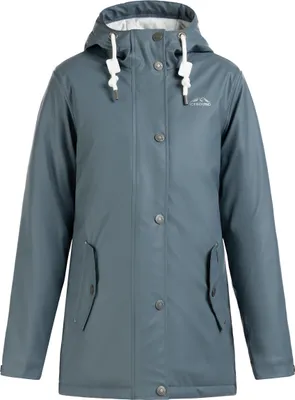 Produktbild von ICEBOUND damen wattierte regenjacke - blaugrau, XXL
