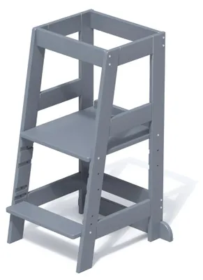 Immagine prodotto di Torre Apprendimento NEO Legno Faggio Reggibile Antiribaltamento Antracite