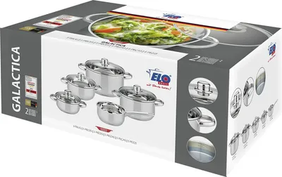 Immagine prodotto di ELO Galactica Set di 5 pentole, acciaio inox ELO BASIC 22005