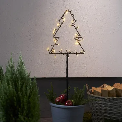 Produktbild von Dekoracja ogrodowa choinka Led SPIKY 90 cm na baterie