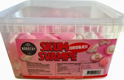 Produktbild von Nordthy Jordbær Skumsvamper 800g