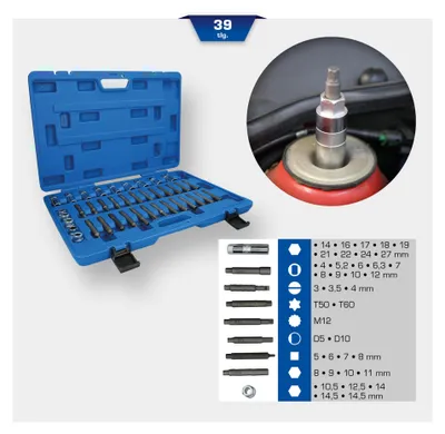 Immagine prodotto di Brilliant Tools Set di utensili per ammortizzatori, 39 pezzi