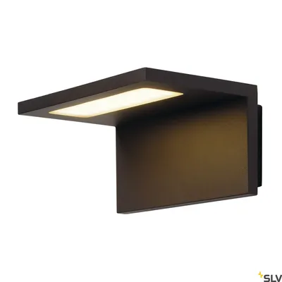 Immagine prodotto di moderna applique LED Angolux antracite IP44 120° 3000K bianco caldo