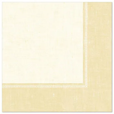Produktbild von Servietten "ROYAL Collection" 1/4-Falz 40 cm x 40 cm champagner "Linum"