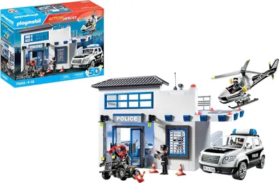Produktbild von 71602 Action Heroes Polizeistation, Konstruktionsspielzeug