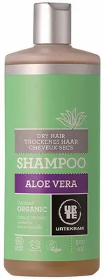 Obrázok produktu pre Urtekram Aloe Vera Shampoo, 500 ml, Šampón, Neprofesionálne, Ženy, Suché vlasy, Fľaša