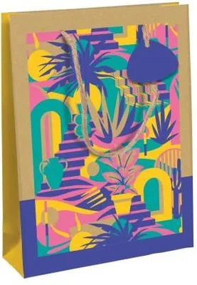 Produktbild von Clairefontaine 6x Kraft, große Geschenktasche 26,5x14x33cm Mehrfarbig 223925-2C