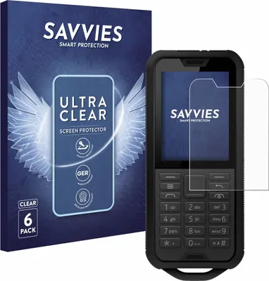 Produktbild von 6x Für Nokia 800 Tough Schutzfolie Savvies Displayschutz Display Schutz Folie Klar Transparent