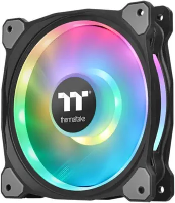 Obrázek produktu pro Thermaltake Riing Duo 12 RGB Premium Edition, Ventilátor, 12 cm, 500 ot/min, 1500 ot/min, Černá