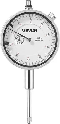 Image de Comparateur VEVOR, précision 0,03 mm, plage de mesure 0-25,4 mm, grand cadran bien lisible, professionnel pour la mesure du diamètre intérieur, détection de la concentricité, contrôle de la planéité
