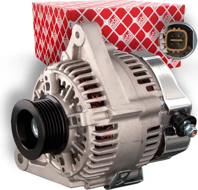 Produktbild von FEBI BILSTEIN 101538 Lichtmaschine Generator LiMa 80A 12V für TOYOTA AVENSIS Kombi (T25) COROLLA Verso (ZER, ZZE12, R1) COROLLA (ZZE12, NDE12, ZDE12)