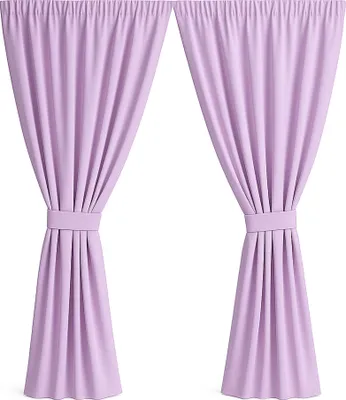 Image de Rideau de jardin 2 pièces 155x240cm, Rideau de jardin Violet clair, rideau extérieur imperméable, rideau de balcon, rideau extérieur, rideau de terrasse