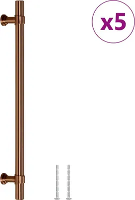 Produktbild von vidaXL Möbelgriffe 5 Stk. Bronzen 192 mm Edelstahl