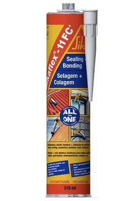 Produktbild von Sikaflex-11 FC Purform – beigefarbene Kleb- und Dichtmasse 300 ml