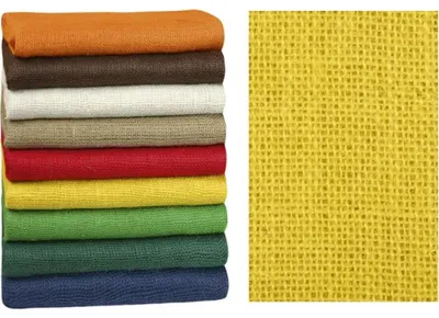 Image de Voile décorative en jute JAUNE 2415/110, 130x300cm