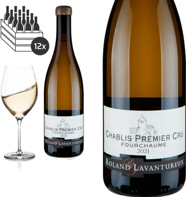 Produktbild von 12er Karton 2022 Chablis 1er Cru Fourchaume Domaine Roland Lavantureux - Weißwein