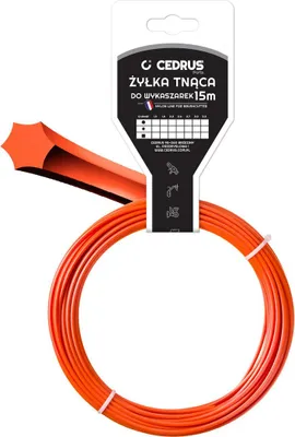 Obrázok produktu pre Rezacia linka 2,7/15 m k hviezda oranžová IN005296Y
