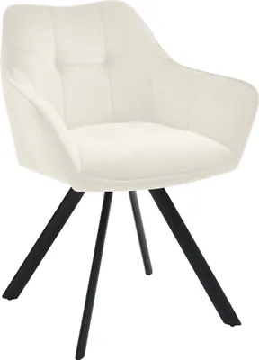 Produktbild von Esszimmerstuhl HLO-CP113 Samt  creme