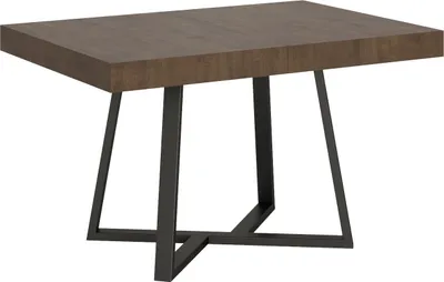 Produktbild von ITYHOME - Ausziehtisch 120/224x90 cm Zeplir Nussbaum Tischbeine Anthrazit