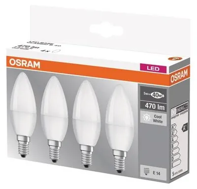 Image de Osram Classic LED bulb Cool white 4000 K 5 W E14