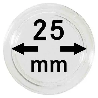 Produktbild von Lindner 2251025 Münzkapseln 25 mm-100er Pack