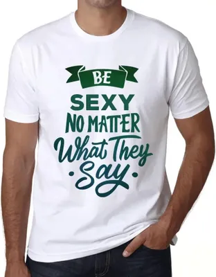 Produktbild von Herren Grafik T-Shirt Sei y egal was sie sagen – Be y No Matter What They Say – Öko-Verantwortlich Vintage Jahrgang Kurzarm Lustige Druck