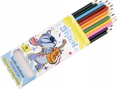 Obrázok produktu pre Drevené ceruzky, 12 žiarivých farieb pre deti, 1 kus.