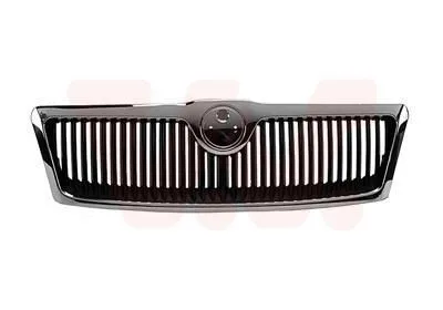 Obrázok produktu pre VAN WEZEL 7622518 Mriežka chladiča Predná mriežka pre SKODA Octavia II Combi (1Z5) Čierna