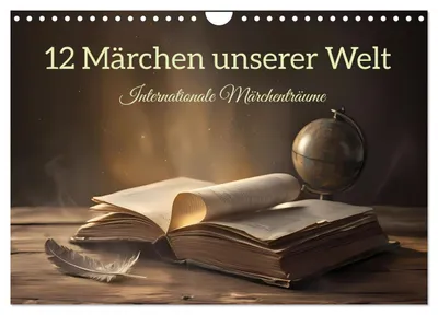 Produktbild von 12 Märchen unserer Welt (Wandkalender 2027 DIN A4 quer), CALVENDO Monatskalender