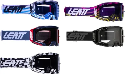 Produktbild von LEATT Velocity 5.5 Motocross Brille Schwarz Grau Klare Linse 83%