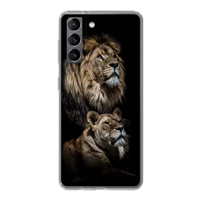 Produktbild von MuchoWow® Handyhülle Schutzhülle Hülle für Samsung Galaxy S21 Löwe - Löwin - Porträt Silikon Softcase Handy Hülle - Softcase