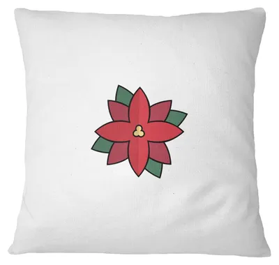 Kissenhülle 60x60 cm, Weiß, Polyester, mit Reißverschluss