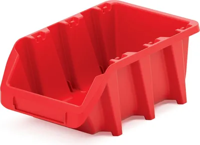 Produktbild von Werkzeugschale lang mit Wandhalterung breite 20 cm Rot