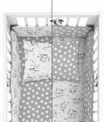 Produktbild von Detexpol "Kotki Psotki" Kinder Bettwäsche-Set 90x120 cm