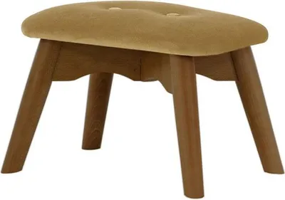 Image de Repose-pied Ducan Mini Velvet-Kronos 35-Chêne foncé