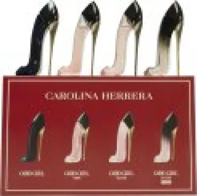Zdjęcie produktu dla Zestaw upominkowy Carolina Herrera Good Girl w miniaturkach: 7 ml Good Girl EDP + 7 ml Good Girl Blush EDP + 7 ml Very Good Girl EDP + 7 ml Good Girl Blush Elixir EDP