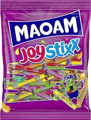 Image de Maoam Joystixx barres à mâcher extra fruitées pétillantes à mâcher 325g