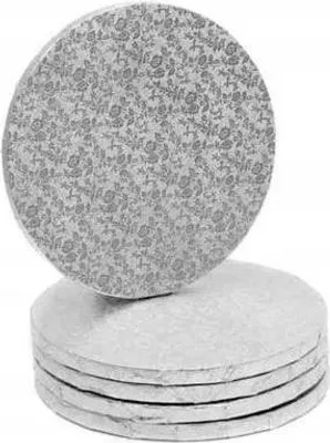 Produktbild von Runder silberner Tortenboden 40cm