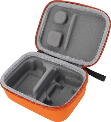 Image de Sacoche pour appareil photo, coque rigide, fermeture étanche, sacoche de transport pour ACTION 5Pro 4 3, orange