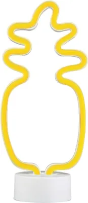Obrázek produktu pro NEON LED Licht, dekorative Stand-Leuchte, Ananas gelb, 29,5 x 13 x 8,5 cm