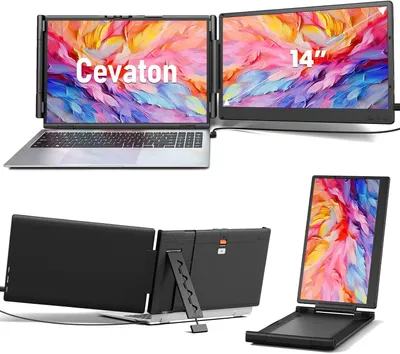 Immagine prodotto di Monitor per laptop - Estensione dello schermo per laptop - Monitor portatile - Schermo portatile - Schermo aggiuntivo