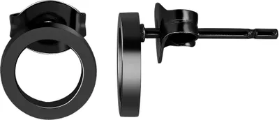 Produktbild von Akzent Edelstahl Ohrstecker, IP Black, Schwarz