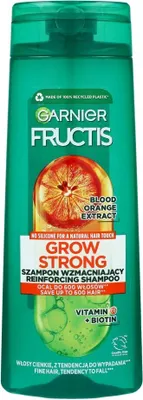 Produktbild von Garnier Fructis Grow Strong Shampoo gegen Haarausfall 400ml